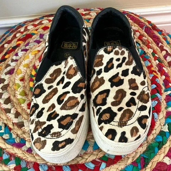 Ash calf hair slip on shoes - Picture 1 of 7